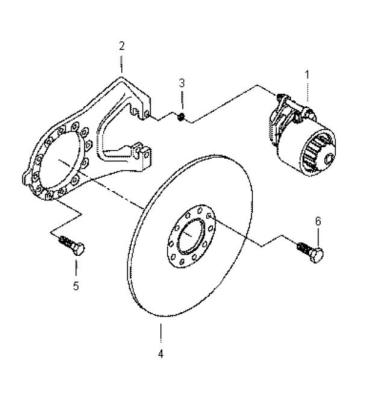 China Hand Brake Cylinder Repair Kit Rockwell Axle Parts for sale