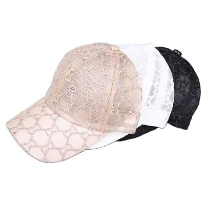 China JOINT hot new women's baseball hat summer mesh breathablehat sun visor thin outdoor sports hat for sale