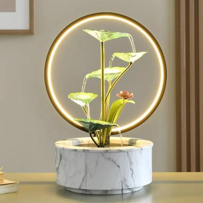 China Indoor Outdoor Decoration Creative Indoor & Outdoor Wall Waterfall Indoor Water Fountain Tabletop Metal Fountains Modern Wholesale Hotel Home Decor for sale