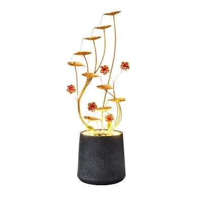 China Indoor Outdoor Decoration Nordic Light Luxury Modern Large Floor-To-Ceiling Living Room Office Metal Craft Decoration Indoor Fountain Garden Fountain for sale