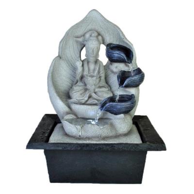 China Home Decration concrete buddha statue molds indoor waterfall fountains garden water fountains for sale