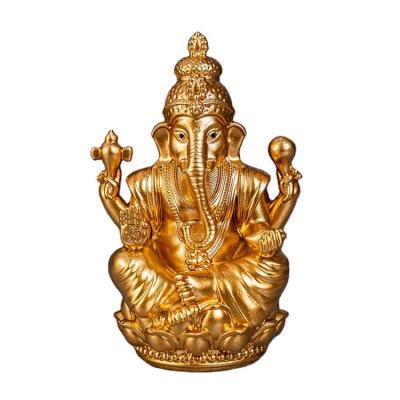 China India Polyresin Hindu God Indian God Statues Religious crafts Laxmi Statue Copper Resin Status Of Ganesh Ganesh Statue for sale