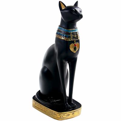 China Africa Resin Crafts Home Resin Ornament Crafts Crafts Cat Sculpture Egypt God Home Figurine Home Decoration Indoor Decoration Mascot for sale