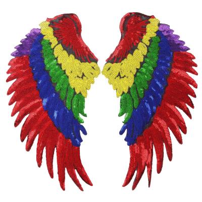 China 3D Cartoon Wings Custom Designer Patches Embroidery Garment Patches For Clothing for sale