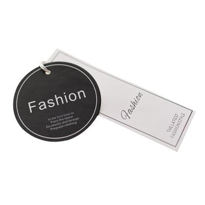 China Free Design Recyled Garment Customized Apparel Logo Label Products Hang Tags For Garment Apparel for sale