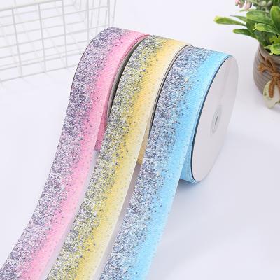 China High tenacity glowing in dark printing polyester webbing, custom nylon webbing for handbag for sale