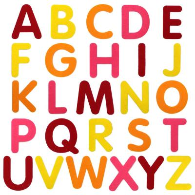 China Art Decor Kids Educational Toys Diy Felt Alphabet Letter and Number for sale