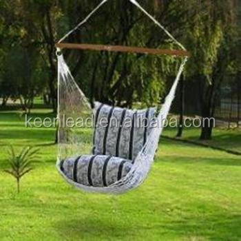 China Umbrella Arming Rope Water Resistant Spade Woven Hammock Lounge Swing Chair for sale