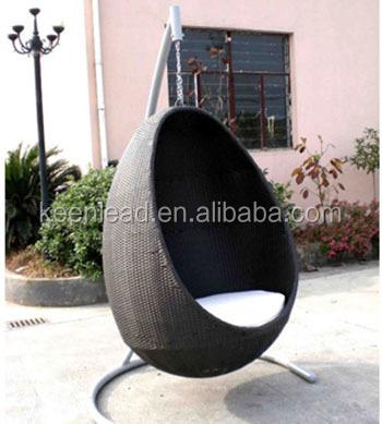 China Super Comfortable KEENLEAD Egg Chair Outdoor Swing Hanging Chair Furniture for sale