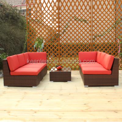 China Sectional Sofa Comfortable Sectional Sofa Suzhou Garden Furniture Used Patio Party for sale