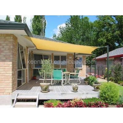 China HDPE Outdoor 18' x18 Square Sun Shade Sail Canopy UV Blocked Outdoor Patio Cover for sale