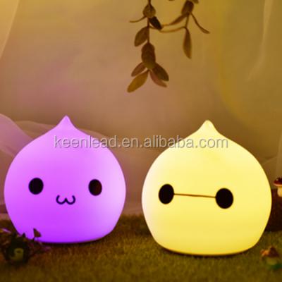 China ABS Creative Touch Desk Lamp Small LED Christmas Silicone Night Light/usb Led Light Lamps for sale