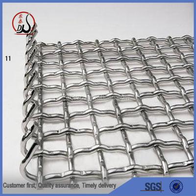 China Stainless Steel 6 Mm Corrosion Resistance Opening Crimped Wire Mesh / Waterproof Mesh Screen for sale