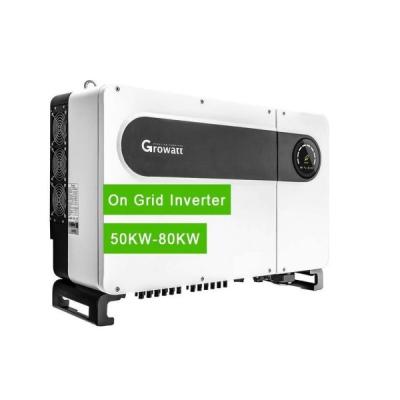 China MAX 60KTL3 LV 60Kw Growatt en la red Inverter 380V 400V Inverter de tres fases en venta