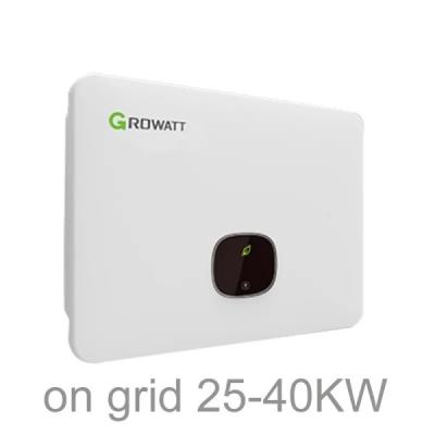 중국 MID 40KTL-X 40Kw Growatt On Grid 인버터 3단계 4 MPPT 인버터 판매용