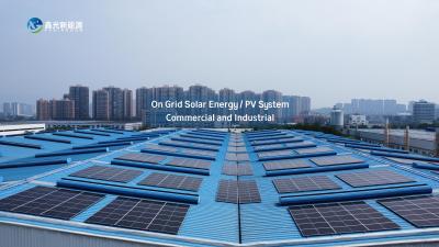 China Commercial and Industrial On Grid Solar System Sustainable Energy Solution for sale