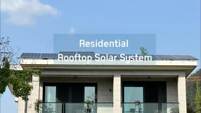 China Residential Distributed Rooftop Solar System for sale