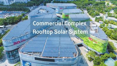 China Commercial Distributed Rooftop Solar System Commercial Complex for sale