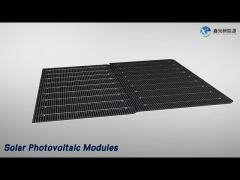 N Type Solar Photovoltaic Modules Monocrystalline Silicon Full Black