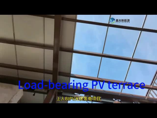 A beautiful, profitable and load-bearing PV terrace