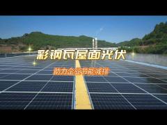 Industrial Distributed Rooftop Solar System-Color Steel Tile Roof