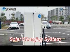 solar charging system for public transportation hub enhancing connectivity