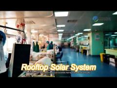 commercial distributed rooftop solar system hospital solar system