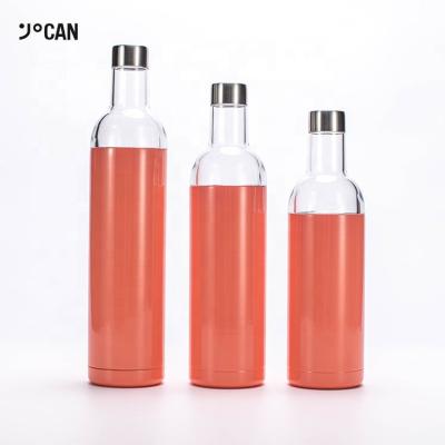 China Sustainable Quality First Class Hot Selling Double Wall Stainless Steel Wholesale Wine Bottles for sale