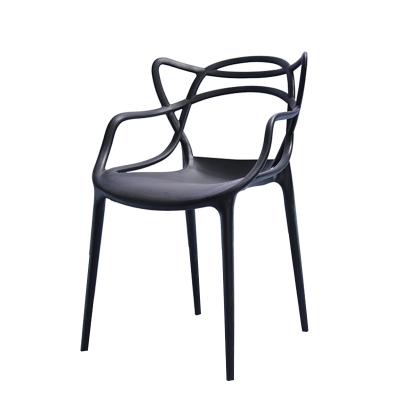 China Optional Hot Sale Dining Room Furniture Modern Armless Chair PP Plastic Dining Chair for sale