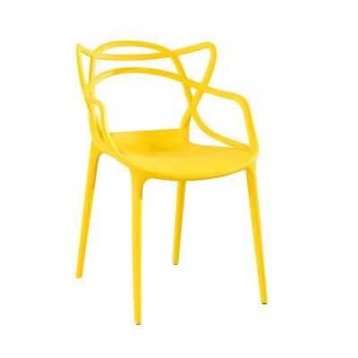 China Italy Removable Colorful Garden Plastic Cover Chair Plastic Stacking Chair For Outdoor for sale