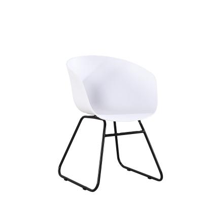 China Colorful Futuramic High Quality Modern Popular Living Room Plastic Chairs With Metal Leg for sale