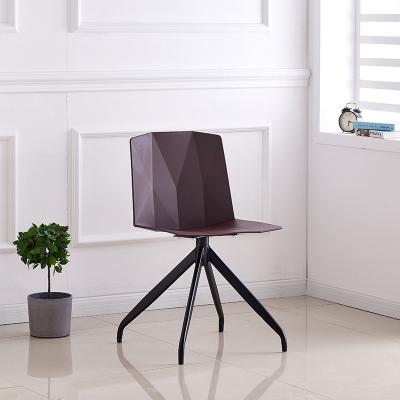 China Wholesale high quality colorful pp metal leg furniture dining seat colorful dinner chair for sale