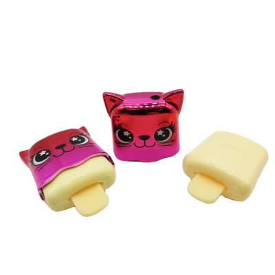 China Cute Cat Animal Shape Cosmetics Cartoon Lip Balm Empty Lipstick Container for sale