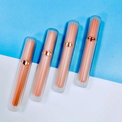 China Lip Gloss Packaging New Products 3.5ml Stripe Matte Lip Gloss Empty Tube Wholesale Container for sale