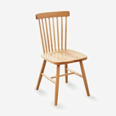 China Environmental Protection North Europe Manufacturers Direct Simple Solid Wood Chair Dining Chair Oak Chair for sale