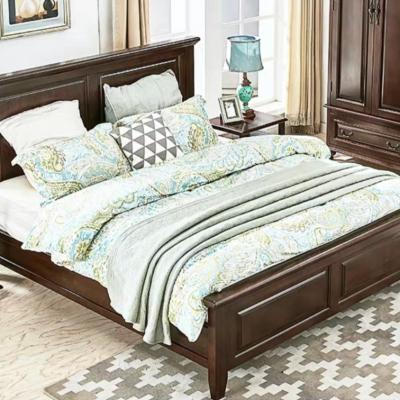 China Latest Design Adjustable Solid Wood Bedroom Bed Chinese Style Luxury Bed (Other) for sale