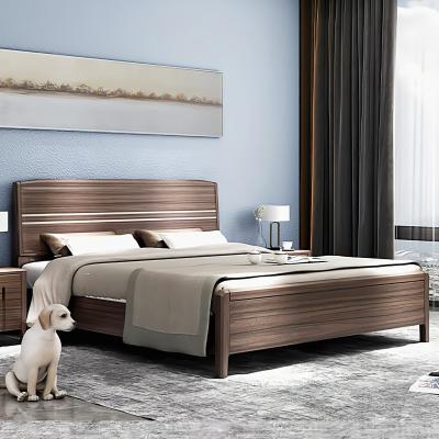 China Modern Design Adjustable Luxury Bed Furniture Bedroom Solid Wood Bed (Other) for sale