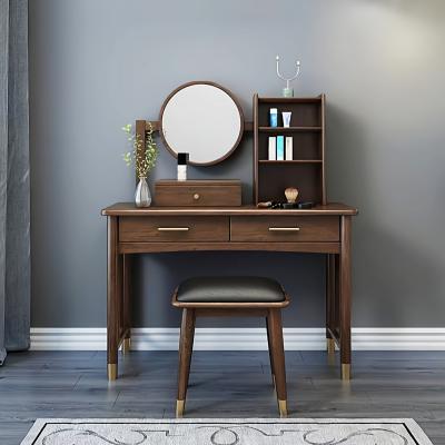 China Can be stored bedroom wooden furniture table dressing Nordic style dressing table for sale