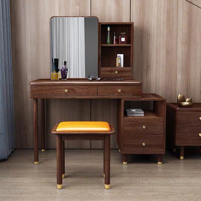 China Large Storage Space Home Furniture Wooden Dressing Table Makeup Designs Bedroom Dressing Table for sale