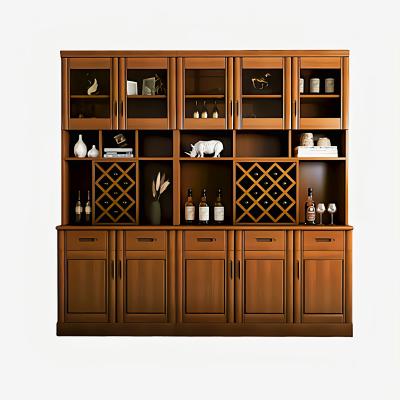 China Durable Wine Cabinet Bar Counter Living Room Furniture Wine Display Cabinet Wine Cabinet for sale