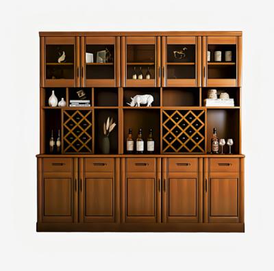 China Durable Home Storage Cabinet Living Room Furniture Bar Cabinet Wooden Wine Cabinet for sale