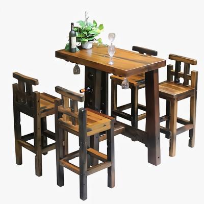 China High Durable Modern Wood Table Fashionable Boat Furniture Bar Tables for sale