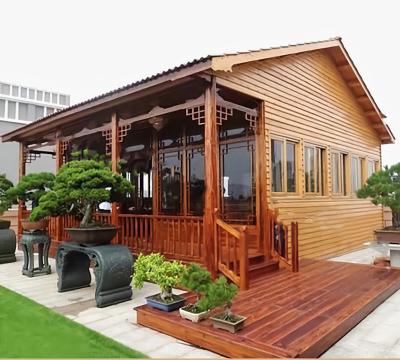 China Modern style prefab wooden house Japan style wooden house and Australia standard wooden house for sale