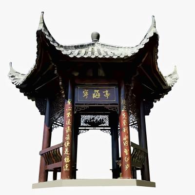 China Easily Assembled Hexagonal Exterior Wooden Embalmed Strong Wooden Arbors for sale