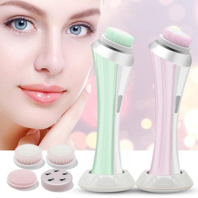 China Moisturizer 4 in 1 Electric Facial Brush Professional Design Portable Facial Detergent Machine Factory Price for sale