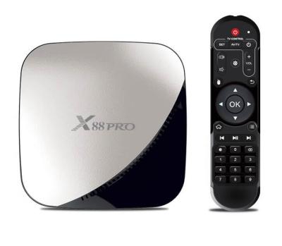 China New Design X88 Pro TV Box 4gb 64gb HD Android 9.0 Red Game Store RK3188 Android Box for sale