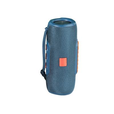 China New Arrival Colorful Fabric Light LED Tooth Blue Wireless Portable 10W Speaker 1500mAh TG341 TF Sports Outdoor TWS BT Speaker for sale