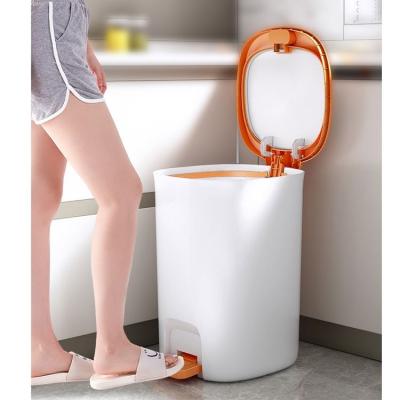 China Sustainable waterproof automatic waste recycle can trash bin with legs for sale