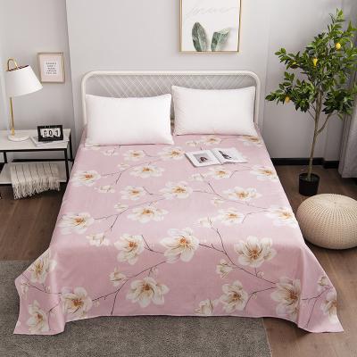 China Anti-static Home Cotton Floral Printed Bedding Set Of Textile Bed Aloe Cloth Quilt Cover Pillow Case 4pcs for sale