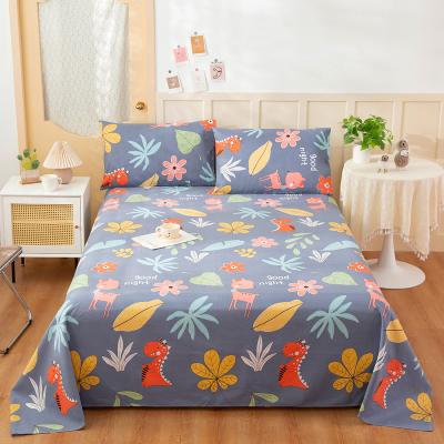 China Nondisposable four-season old pure cotton cloth raw sheet thickened sleep raw mat summer cloth densified pure cotton sheet for sale